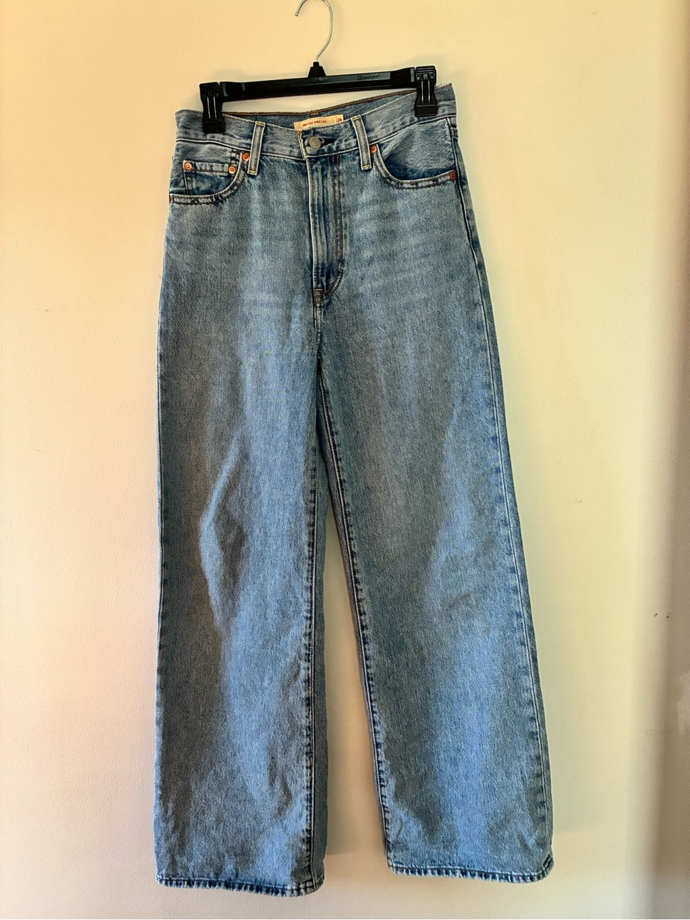 Levi's Light Blue Wide Leg Jeans